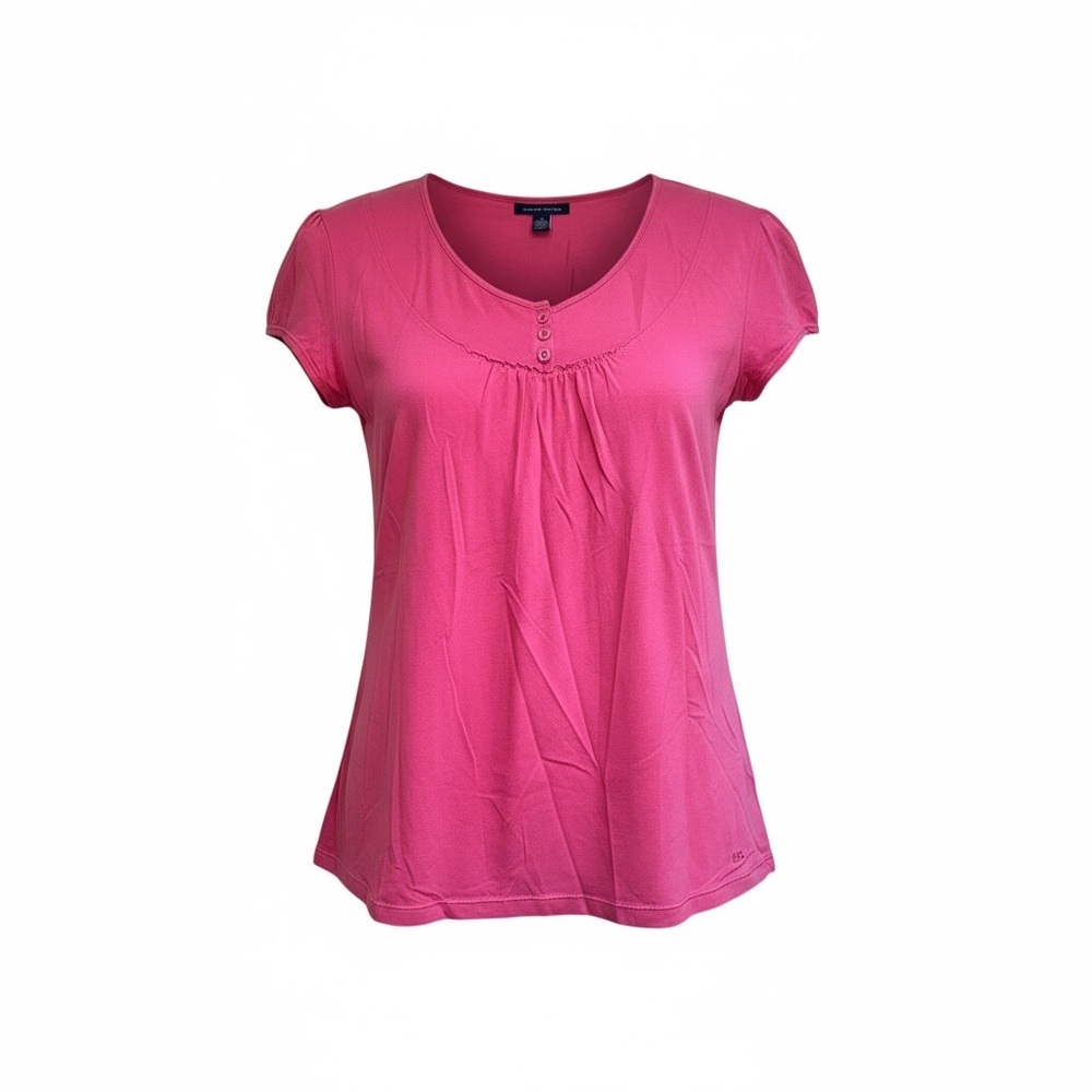 Tommy Hilfiger Vintage Woman’s Coral Short Sleeve Top Tee Shirt Size Large